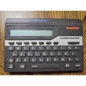 Franklin WordMaster Deluxe‎ Electronic Dictionary and Thesaurus Model WM 105EA